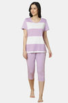 Triumph Cotton Capri Set - Violet Light Combination — thumbnail 5